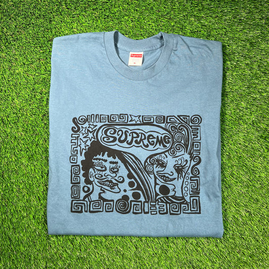 Supreme Slate Faces Tee (2018) Size XL USED x16698