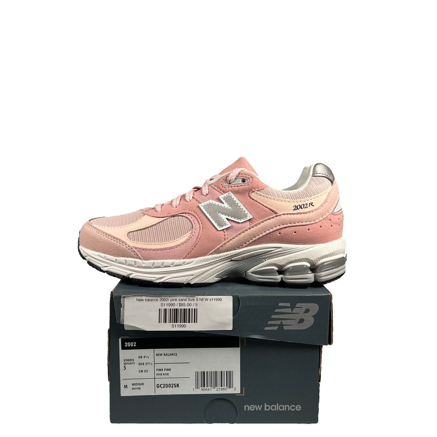New balance 2002r pink sand Size 5 NEW s11990