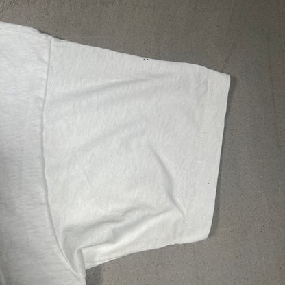 1987 New York Giants "Touchdown Club" White Tee Size Large USED v18973