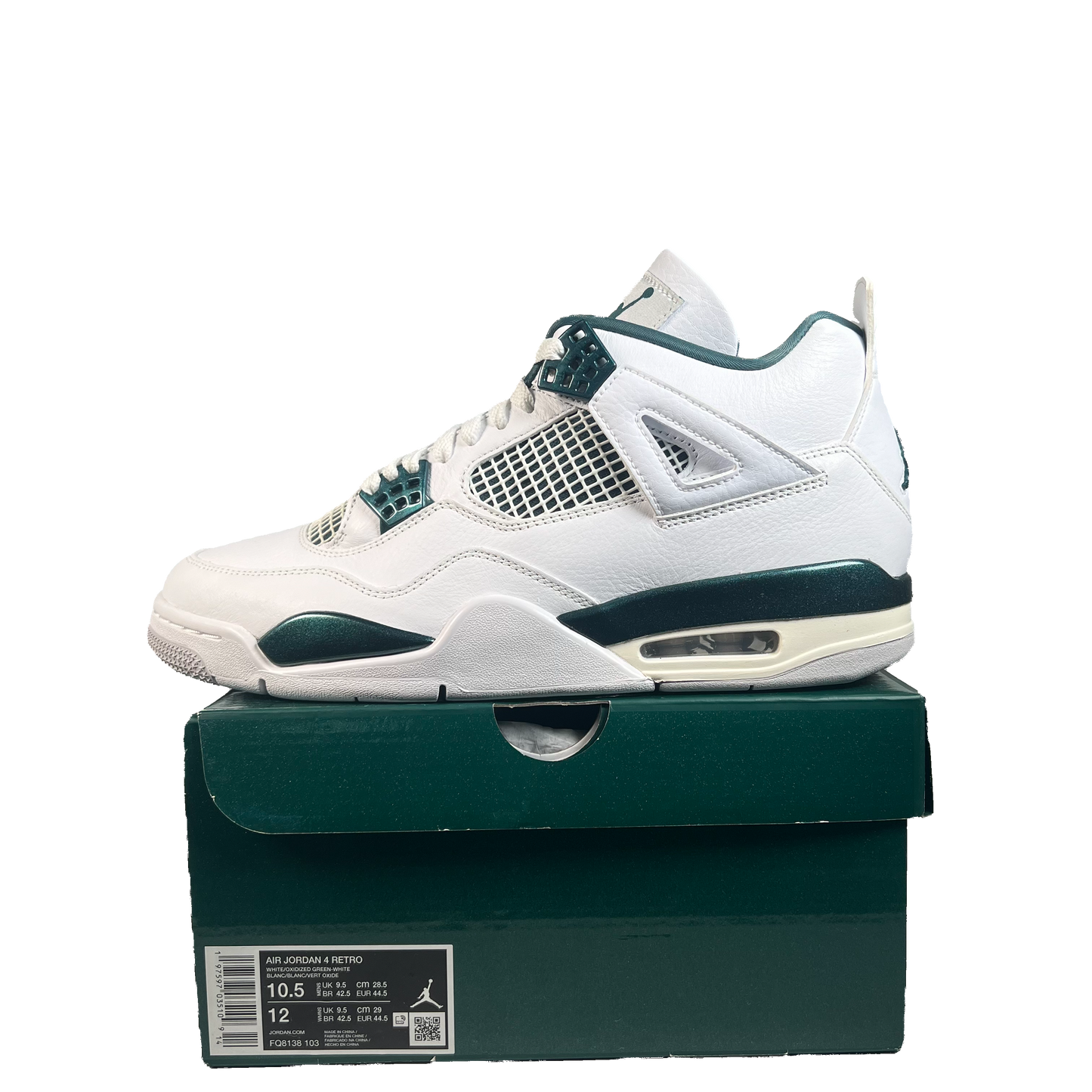 Jordan 4 Oxidized Green (2024) Size 10.5 NEW s21572
