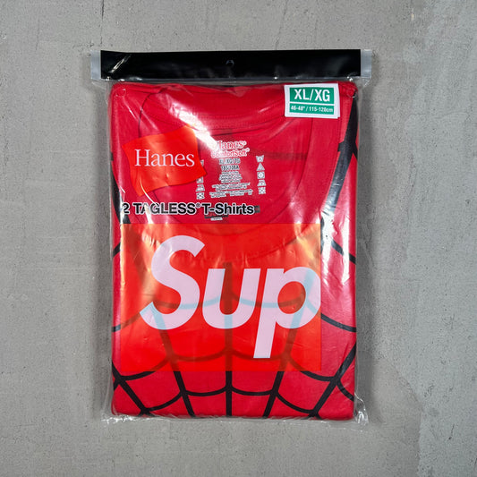 Supreme Hanes Spider-Man Tees (2 Pack) Size XL NEW x17091