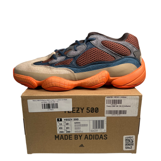 Yeezy 500 Enflame (2021) Size 11 USED s17654