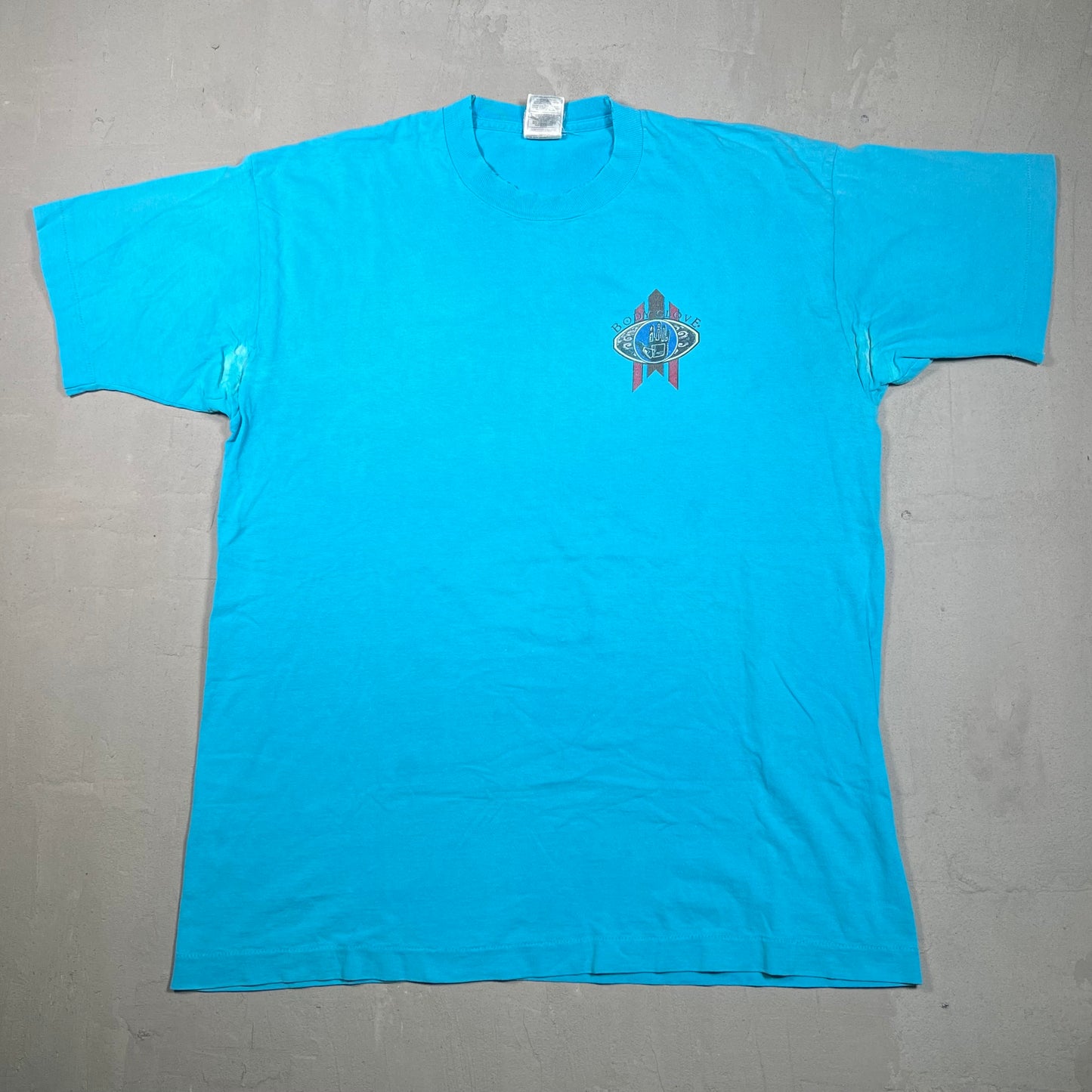 1990s Body Glove Blue Tee Size XL USED v19192