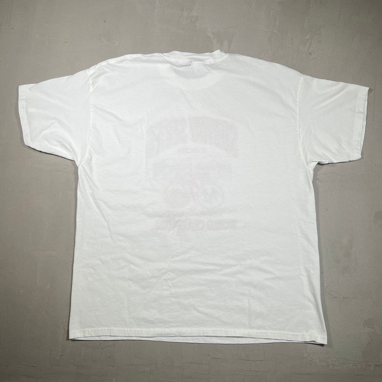 2000 Yankees Mets Subway Series Champs White Tee Size XXL USED v19269