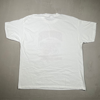 2000 Yankees Mets Subway Series Champs White Tee Size XXL USED v19269