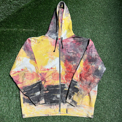 Supreme "Fire" 2022 Zip Hoodie Size XL USED x13783