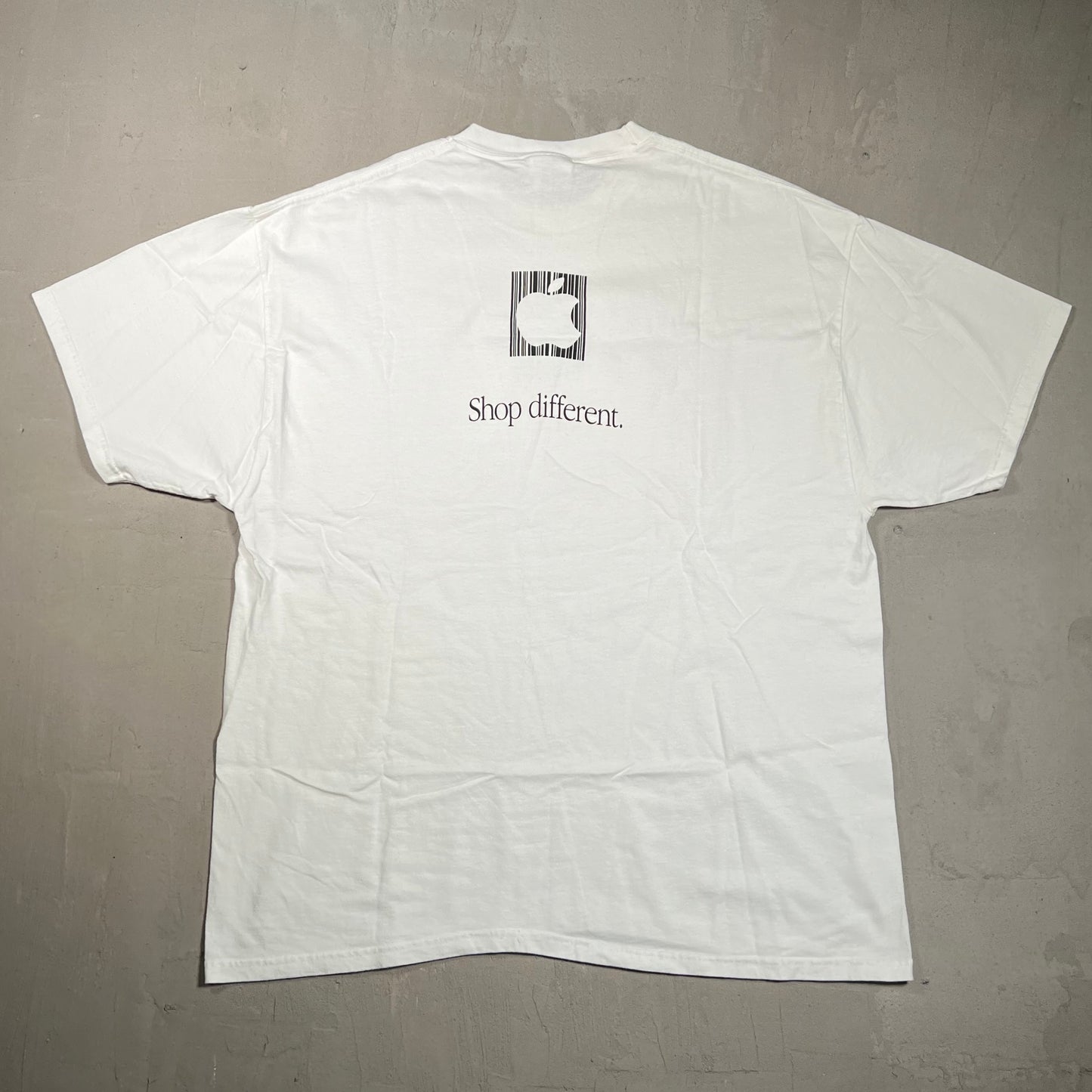2002 Apple Soho White Shop Tee Size XL USED v15514
