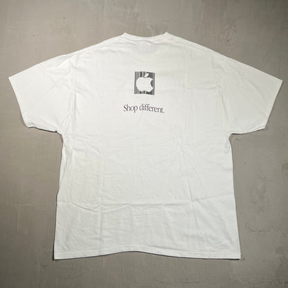 2002 Apple Soho White Shop Tee Size XL USED v15514