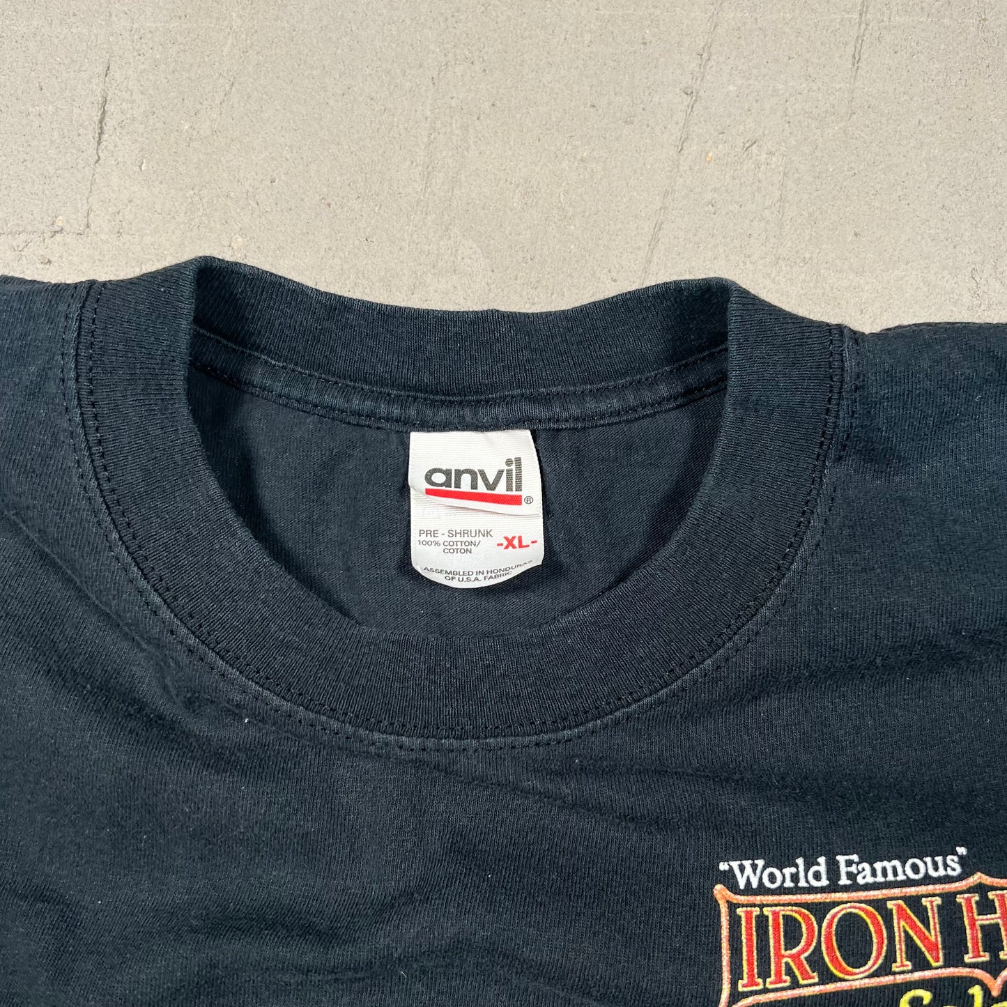 2003 Iron Horse Saloon Bike Week Black Tee Size XL USED v18950