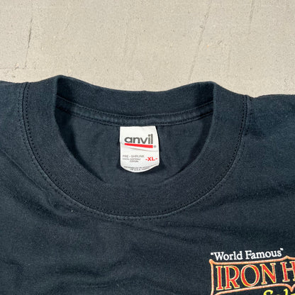 2003 Iron Horse Saloon Bike Week Black Tee Size XL USED v18950