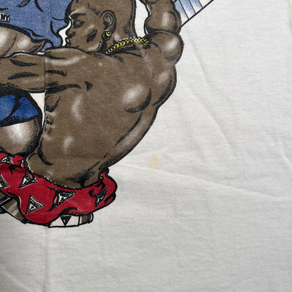 1990s Cincinatti Jazz Fest White Art Tee Size Large USED v19479