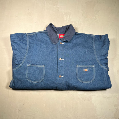 Y2K Dickies Blue Workwear Jacket Size XXL USED v19412