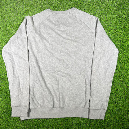 Hugo Boss Russell Athletic Grey Crewneck Size Large USED x14757