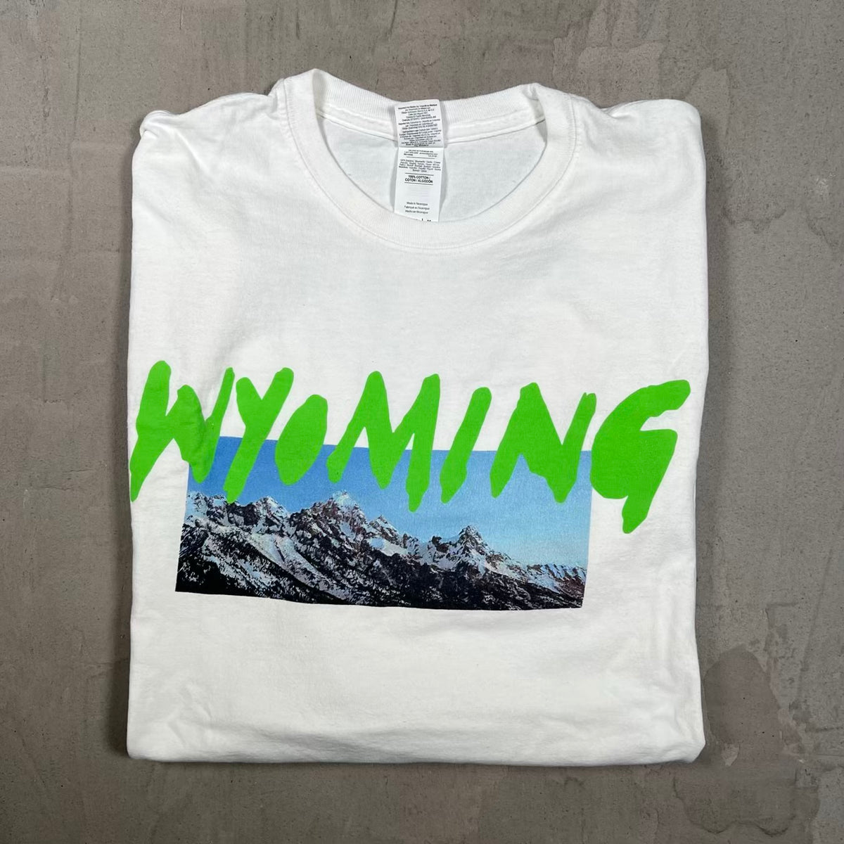 Kanye West Wyoming Album Cover White Longsleeve Size Medium USED x18600
