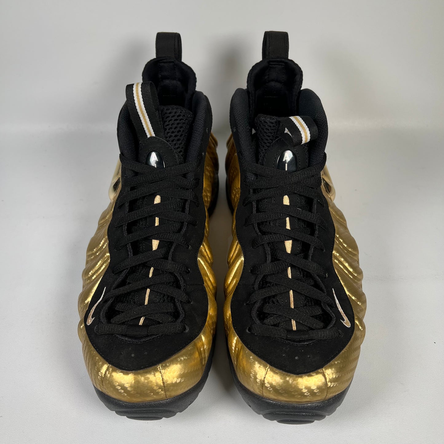 Nike Air Foamposite Pro Metallic Gold (2017) Size 10.5 USED s19593