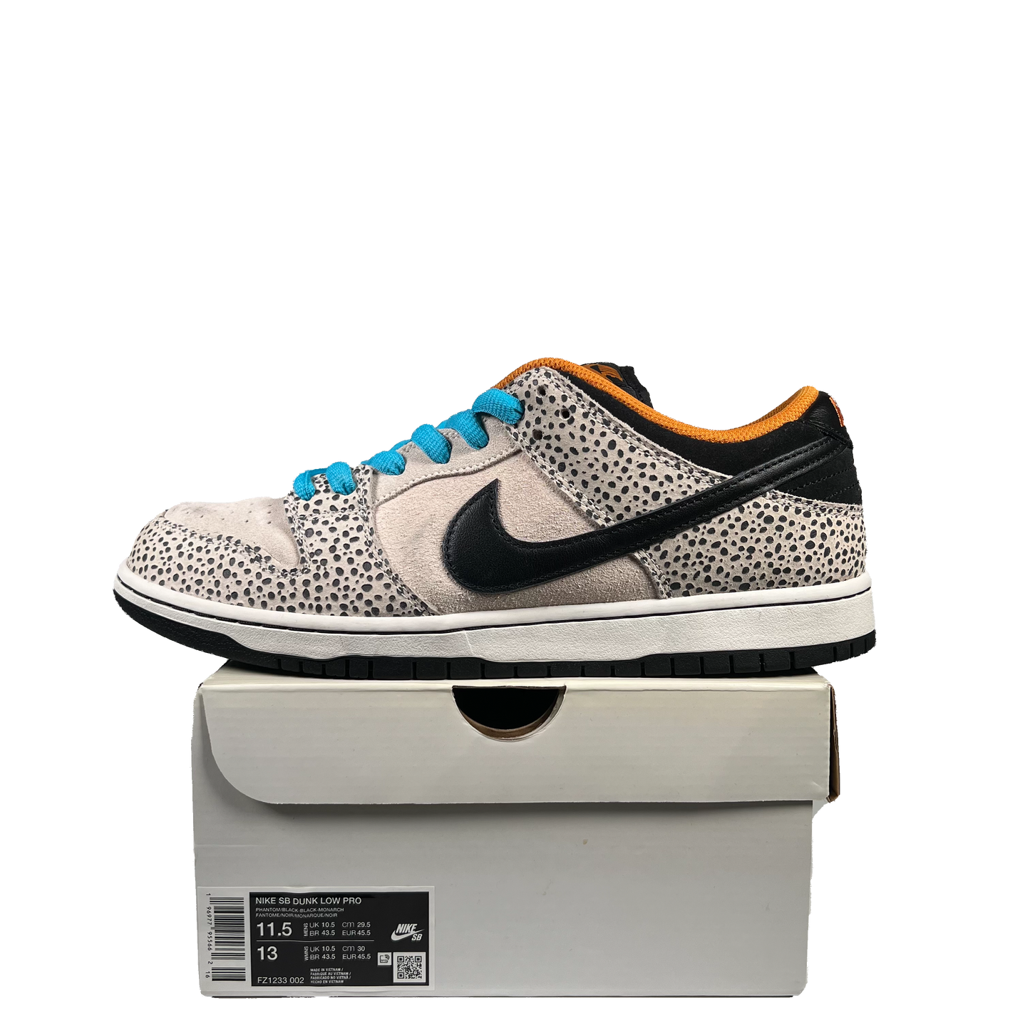 Nike SB Dunk Low Electric Pack Olympic Safari (2024) Size 11.5 USED S19741