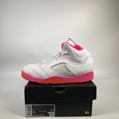 Jordan 5 WNBA Pinksicle Safety Orange Size 3Y NEW s18870