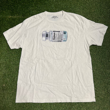 Tame Impala Rushium Tour White Tee Size XL USED v15692