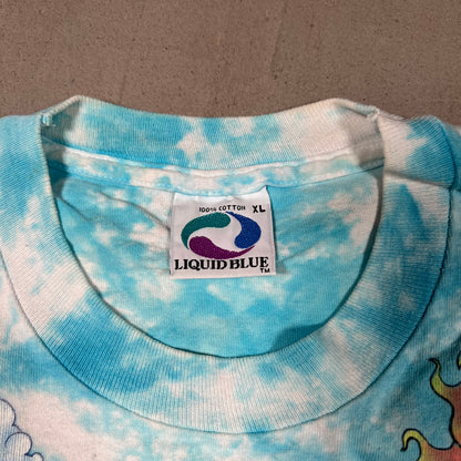 1993 Grateful Dead Parachuting Bears Full Print Tee Size XL USED v10147