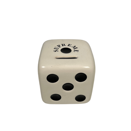 Supreme Ceramic Dice Piggy Bank White (2011) USED x14331