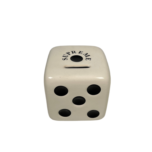 Supreme Ceramic Dice Piggy Bank White (2011) USED x14331