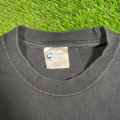 Y2K The Evil Dead Black Movie Poster Tee Size Medium USED v17916