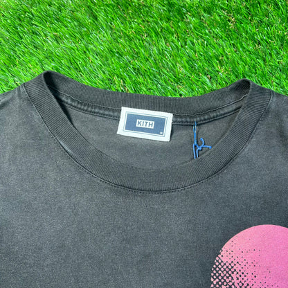 Kith Joshua Tree Washed Black Tee Size Medium USED x16974