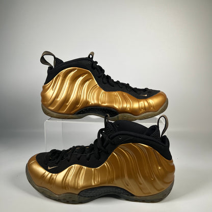 Nike Air Foamposite One Metallic Gold (2015) Size 8 USED s18495