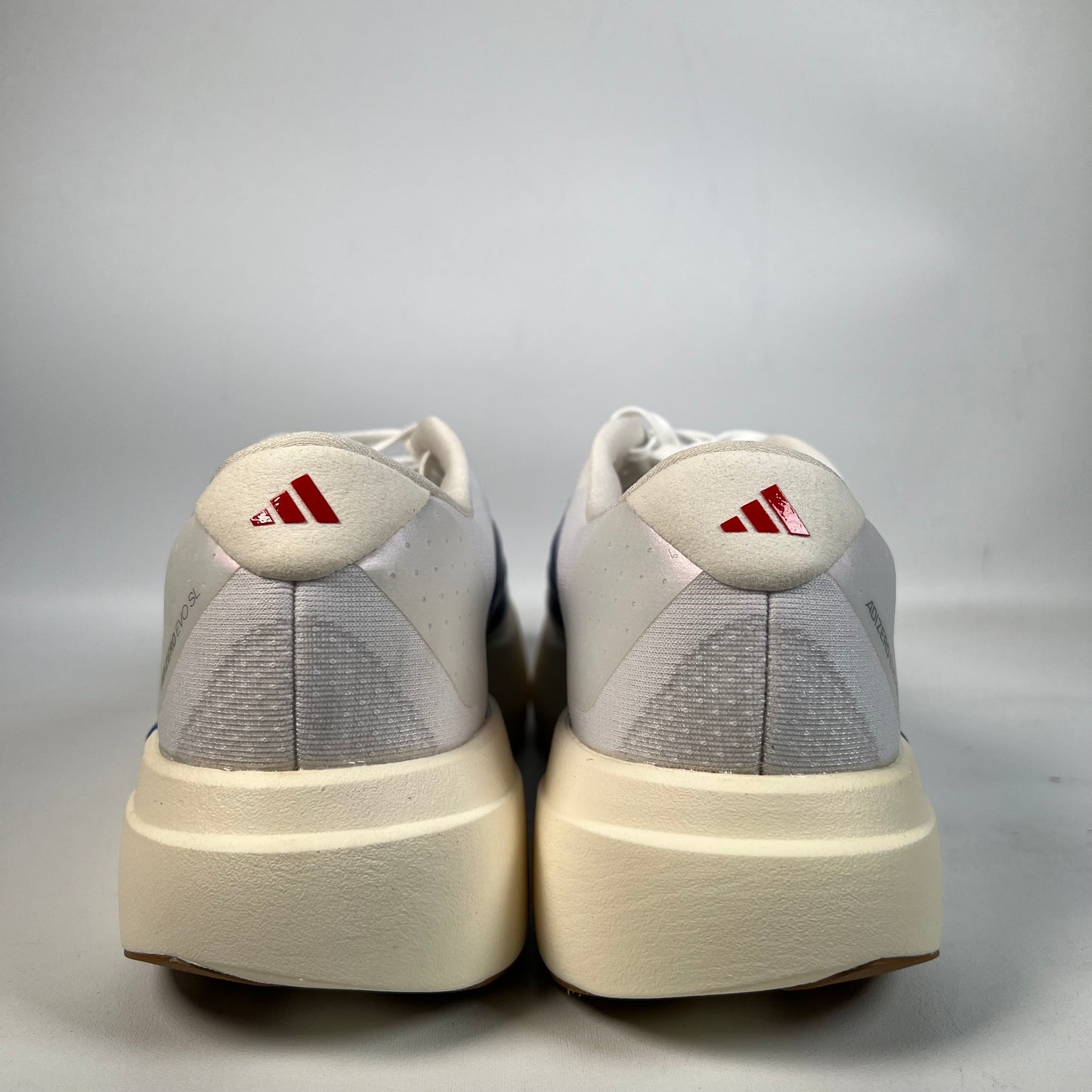 Adidas Adizero Evo SL White Royal Blue (2025) Size 9 NEW s22540