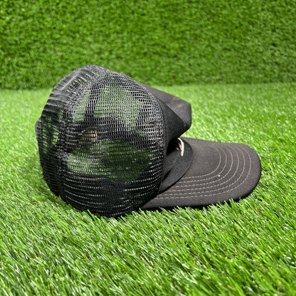 1990s Harley Davidson "Fletcher's" Black Trucker Hat USED v16930