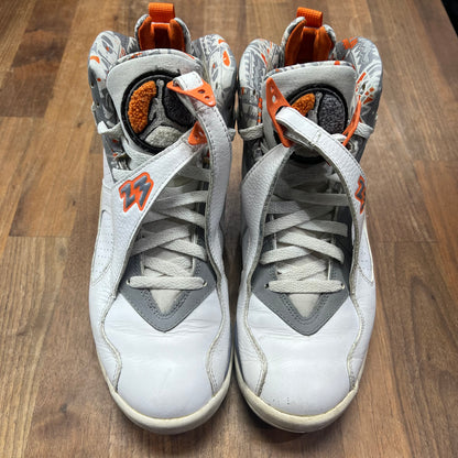 Jordan 8 Orange White (2007) Size 8.5 USED s16587