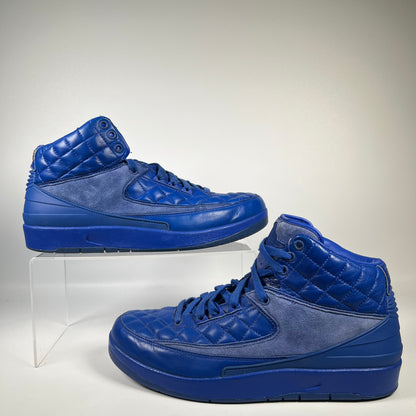 Jordan 2 Just Don Blue 2015 SIGNED Size 10.5 USED s13657