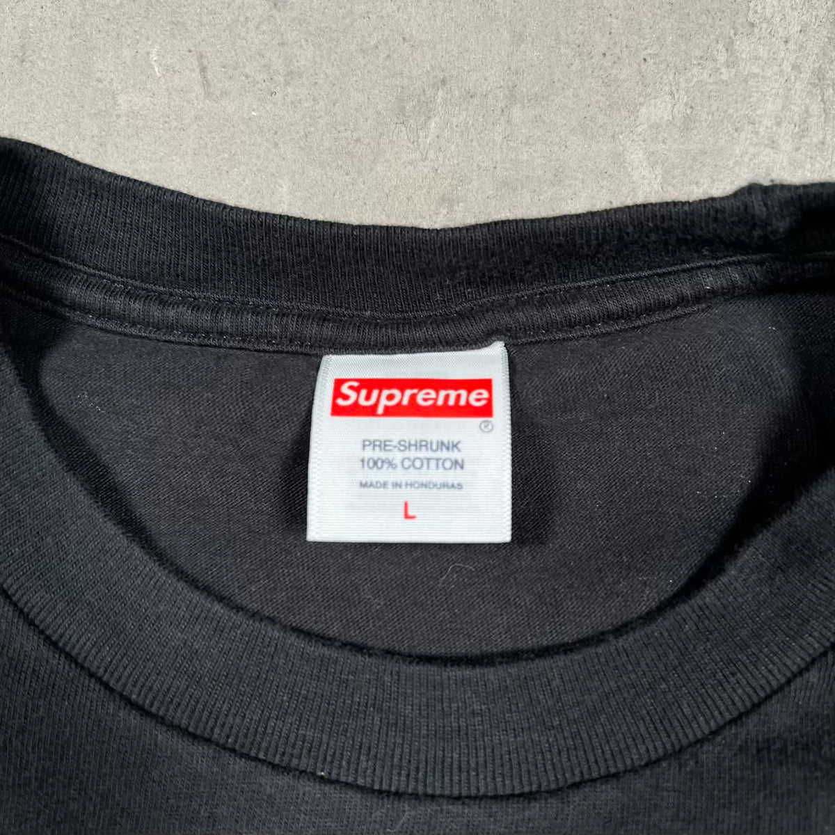Supreme Thrasher Cross Tee Black (2024) Size Large USED x18525