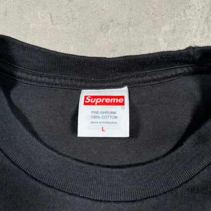 Supreme Thrasher Cross Tee Black (2024) Size Large USED x18525