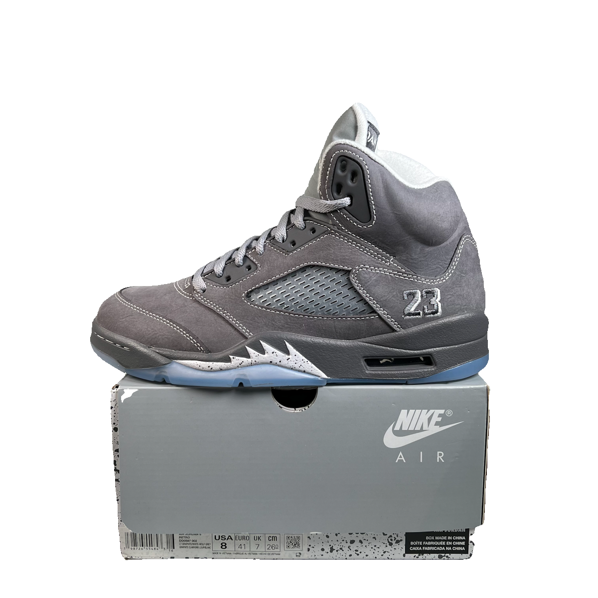 Jordan 5 Wolf Grey (2026) Size 8 USED s22893