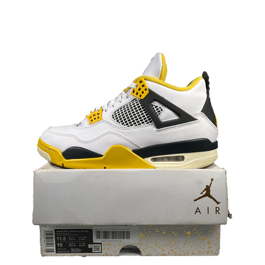 Jordan 4 Vivid Sulfur (2024) Size 10M/11.5W USED s20236