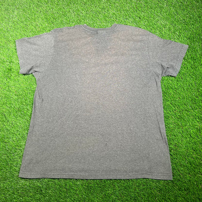 2000s Transformers Megatron Full Face Grey Tee Size XL USED v17749