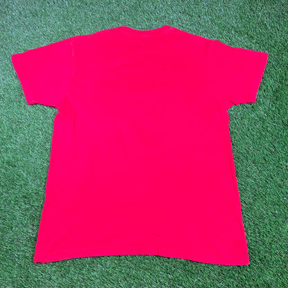 Supreme Champion C Red Tee Size Medium USED x14598