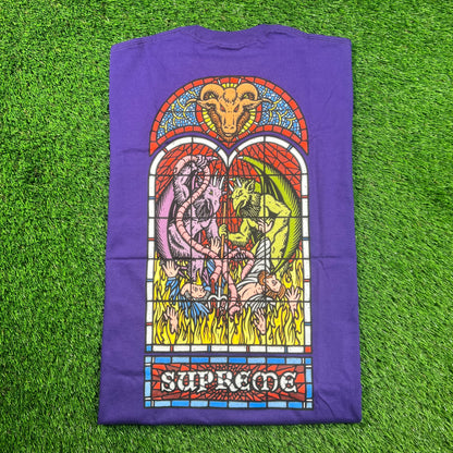 Supreme Worship Tee Purple (2023) Size Medium NEW x16389