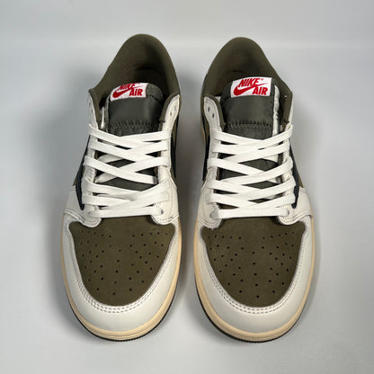 Jordan 1 Low Travis Scott Medium Olive (2024) Size 10 USED s17648