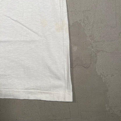 1984 Grateful Dead David Lundquist Eagle Eye White Tee Size Medium USED v16417