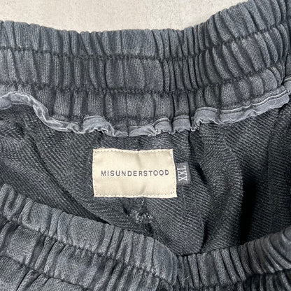 Misunderstood Washed Grey Sweatpants w/Rhinestones Size XXL USED x17484