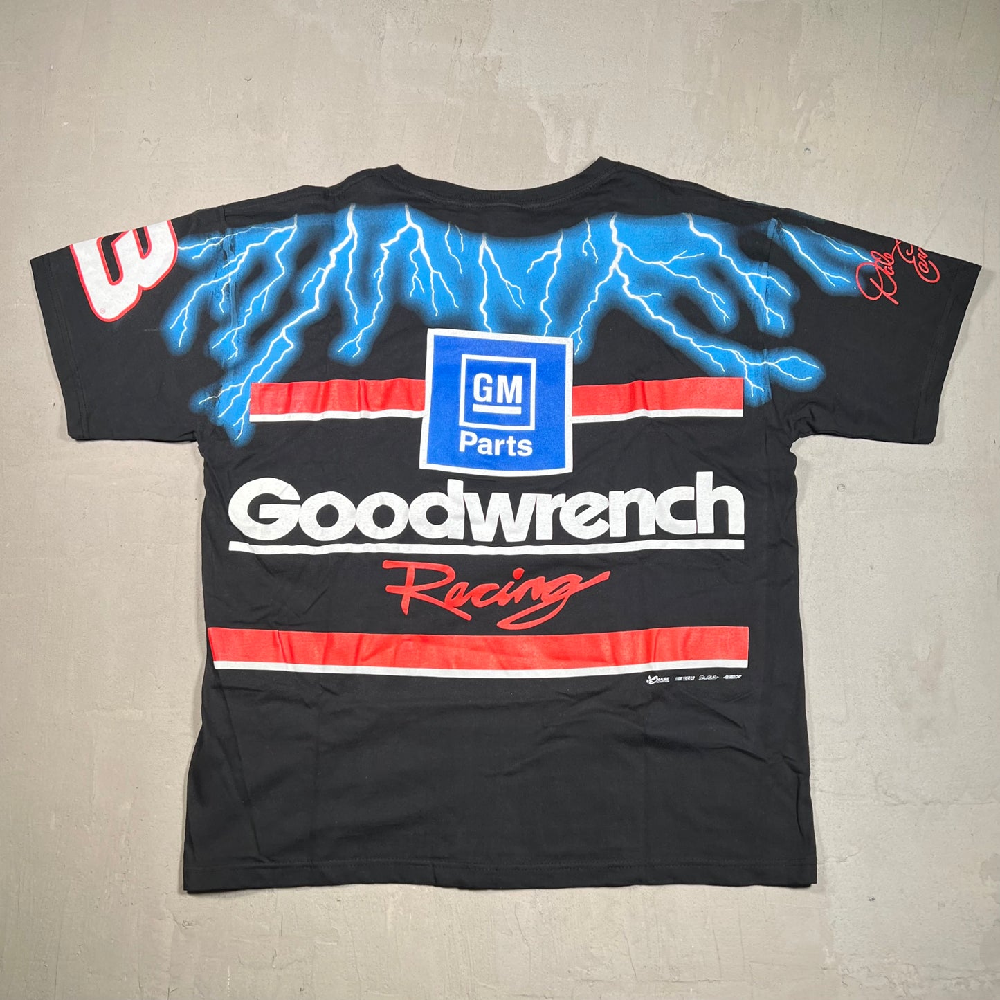 Chase Nascar Tee The Black Night Size Large NEW blue v9266