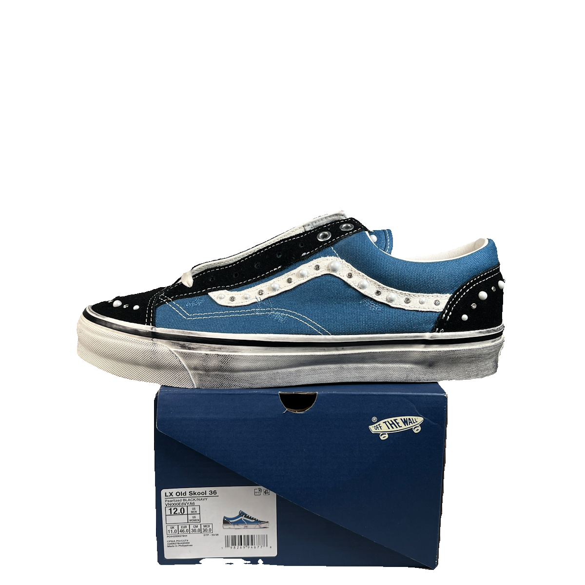 Vans LX Old Skool 36 Pearlized Pack Black Navy (2026) Size 12 NEW s23076
