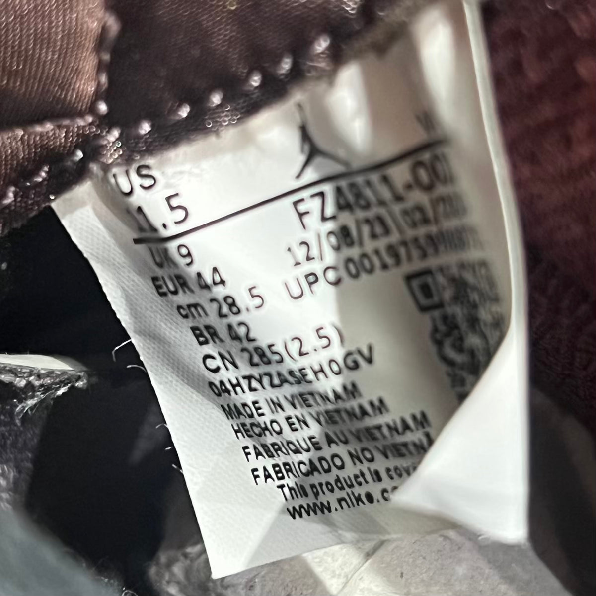 Jordan 3 A Ma Maniere While You Were Sleeping (2024) Size 10 USED s23766