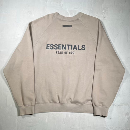 Fear of God FOG Essentials Brown Crewneck Size Large USED x18615