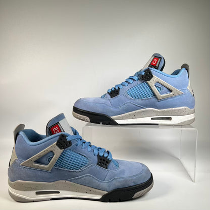 Jordan 4 University Blue (2021) Size 9.5 USED s23356