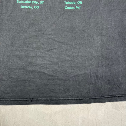 2000 Poison Black Band Tour Tee Size XL USED v20267