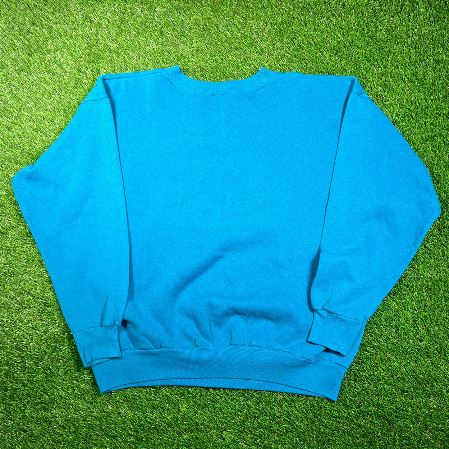 1990s Looney Tunes Duke Teal Crewneck SIze XXL USED v18787