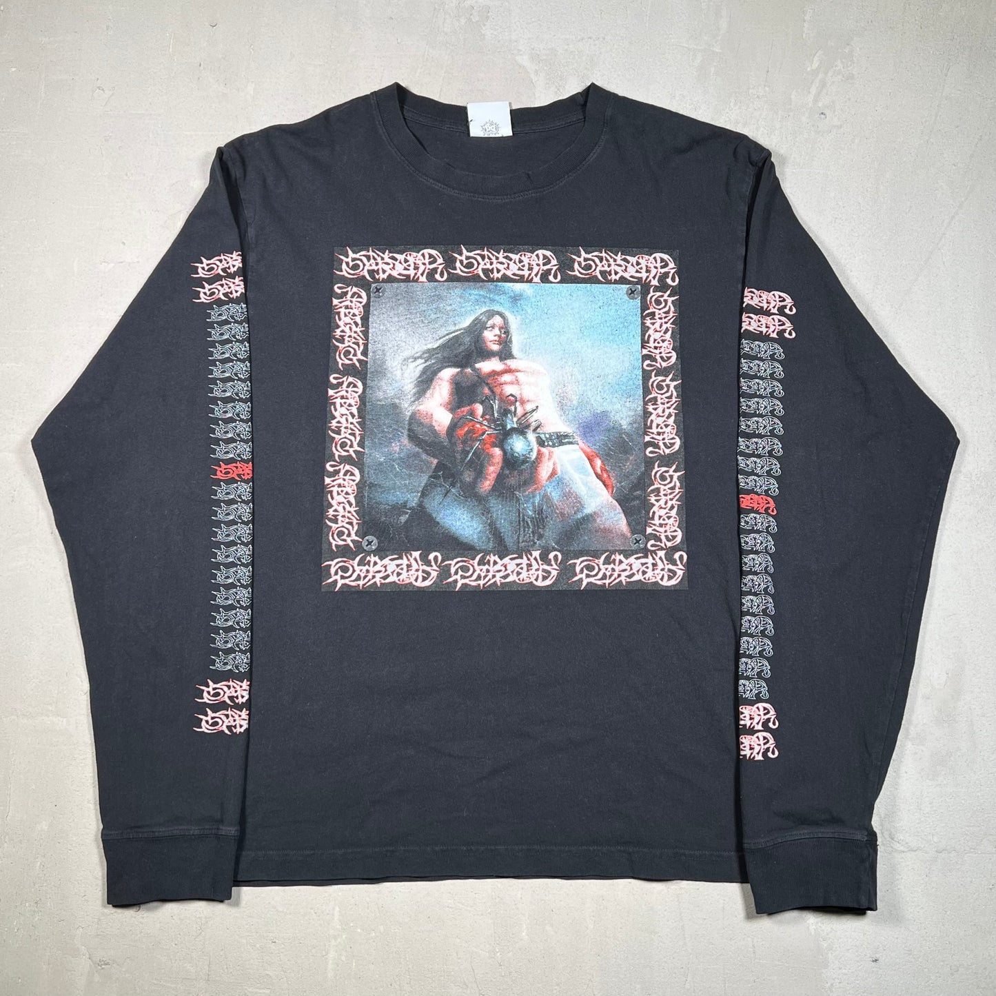 Spiderrr Blade Black Longsleeve Tour Tee Size XL USED v19095